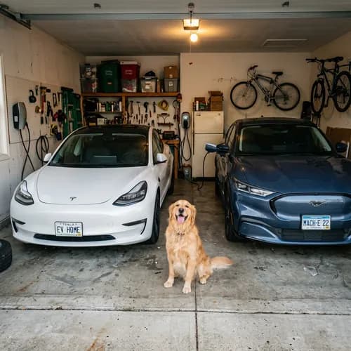 Lucid Air connected to Lucid Home Charging