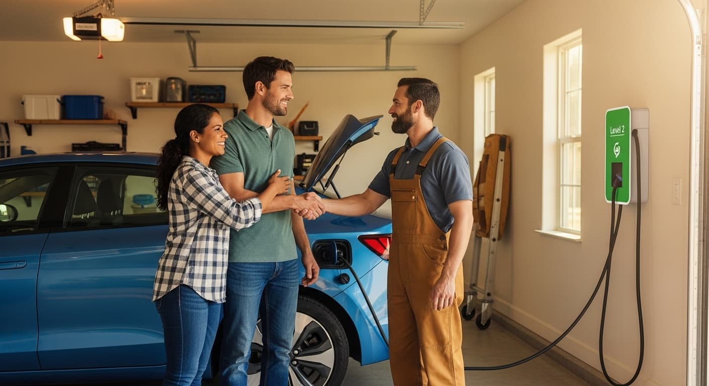 Plymouth EV charger installation